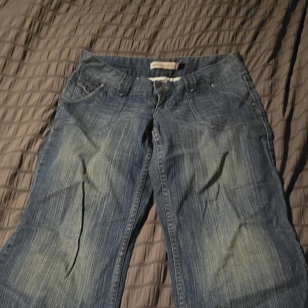 Women's Blue Jeans 7/8 short